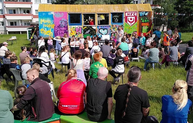 Bauwagen Silberhöhe Kindertagsfest