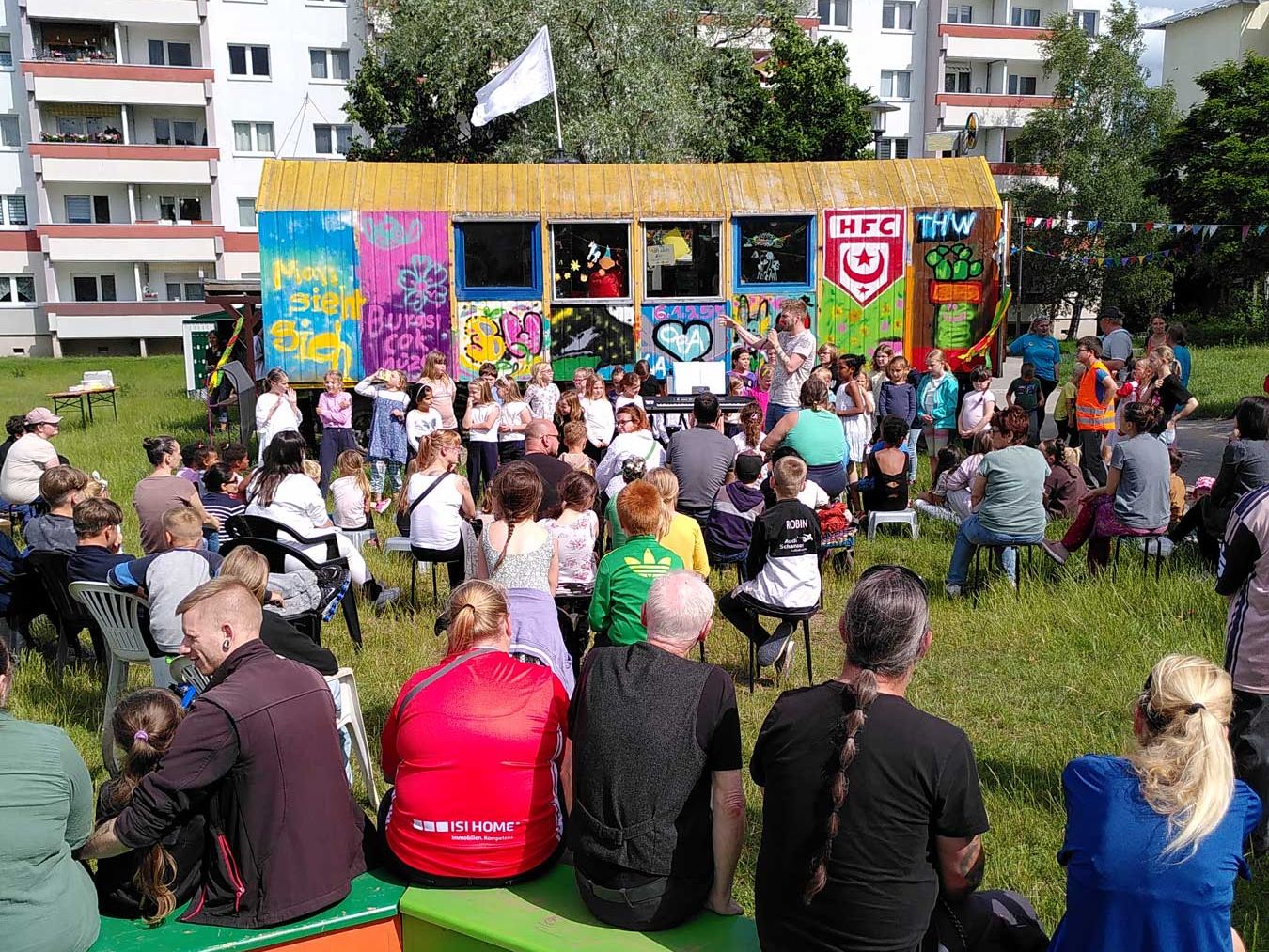 Bauwagen Silberhöhe Kindertagsfest