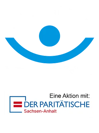 Wir helfen - Logo, Aktion mit der Parotätische