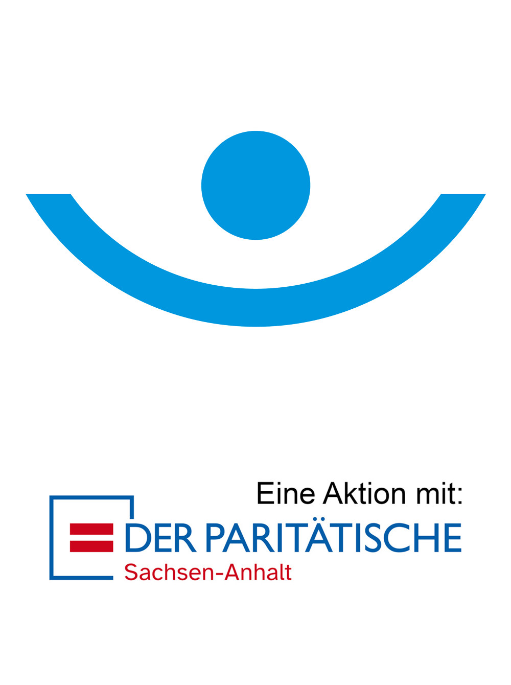 Wir helfen - Logo, Aktion mit der Paritätische